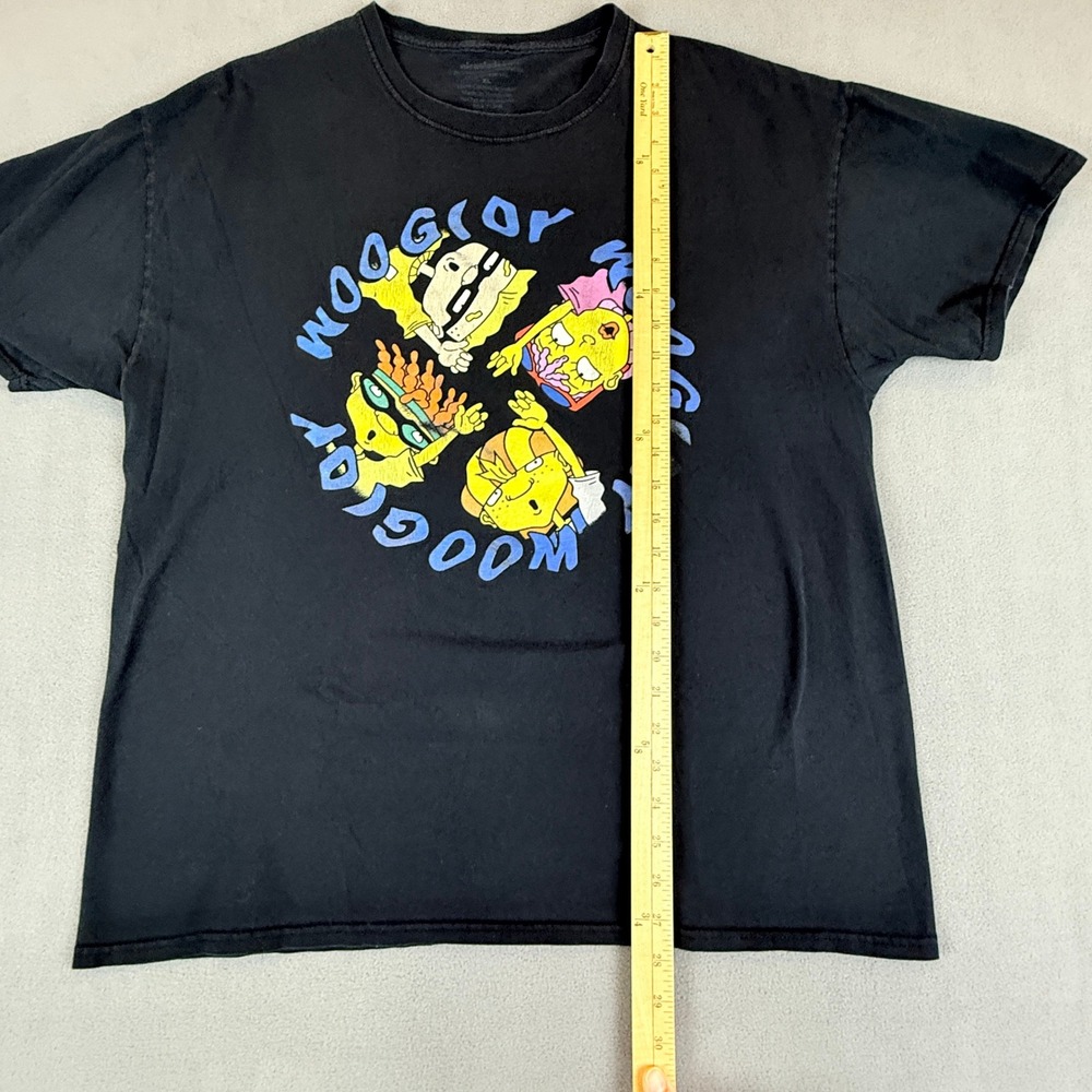 Nickelodeon Rocket Power T-Shirt Mens XL Black Woogity Woogity Graphic Tee - Picture 8 of 9
